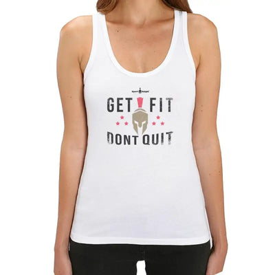 Sport - Knight® Damen Fitness Tanktop ’Get Fit Dont Quit’ - Sport - Knight - WomenTanktop - sk2, Trust, Women, WomenTanktop