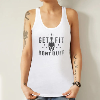 Sport - Knight® Damen Fitness Tanktop ’Get Fit Dont Quit’ - Sport - Knight - WomenTanktop - sk2, Trust, Women, WomenTanktop