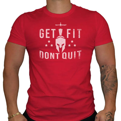 Sport - Knight® Herren Fitness T - Shirt ’Get Fit Dont Quit’ - Sport - Knight - MenSlimFit - Bestseller, Men, MenSlimfit, sk2, Trust