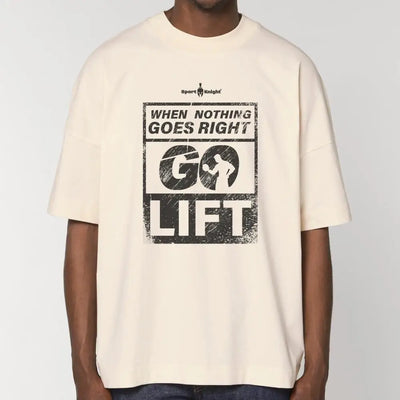 Sport - Knight® Herren Oversize T - Shirt ’When Nothing Goes Right Go Lift’ - Sport - Knight - MenOversize - Men, MenOversize, sk2,