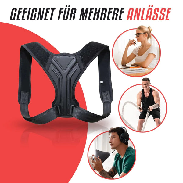Posture corrector brace für Haltungskorrektur, schulterriemen anpassbar, gegen Rückenschmerzen