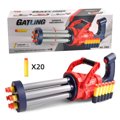 Red und blaue Schaumstoff Dart Blaster aus hochwertigem EVA-Schaumstoff für Kinder