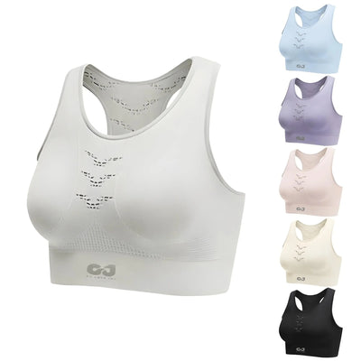 Seamless sport-BH Damen in mehreren Farben, atmungsaktives leichtes Fitness Top für intensives Training angenehm