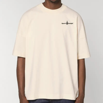 Beige oversize T-Shirt von Sport-Knight für Herren oversize, bequem und stylisch