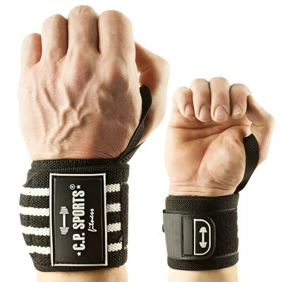 Weightlifting Wrist Wraps 50cm extra lange trainierende entlastet bandagen maximaler Komfort