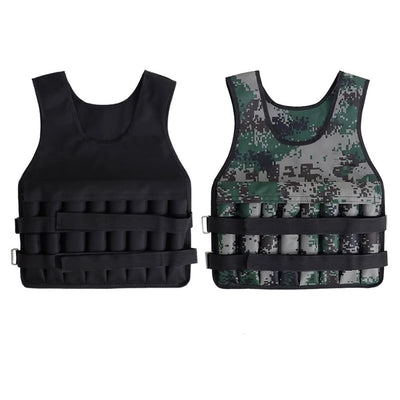Weighted vests in schwarz und Camouflage, absoluter Bestseller für Übungen erschweren