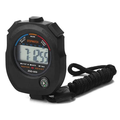 Digitale Sport Stoppuhr wasserdicht Profi-Timer für Schwimmen Laufen Fußball mit Uhrzeit Datum & Wecker - Sport-Knight - Tracker - EU,