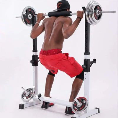 Squat - Rack Trainingsstation höhenverstellbar multifunktional einsetzbar robuster Stahl max. Gewicht 200 Kg, - Sport - Knight